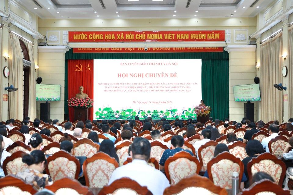 Hà Nội: 400 phóng viên tham dự chuyên đề phát triển công nghiệp văn hóa