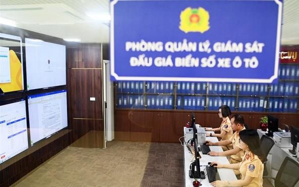 Giám sát chặt chẽ toàn bộ quá trình đấu giá biển số xe ô tô