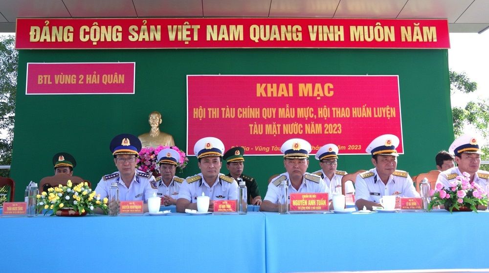 Vùng 2 Hải quân khai mạc Hội thi tàu chính quy mẫu mực