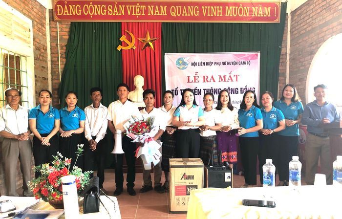 Huyện Cam Lộ (Quảng Trị) ra mắt mô hình “Tổ truyền thông cộng đồng”