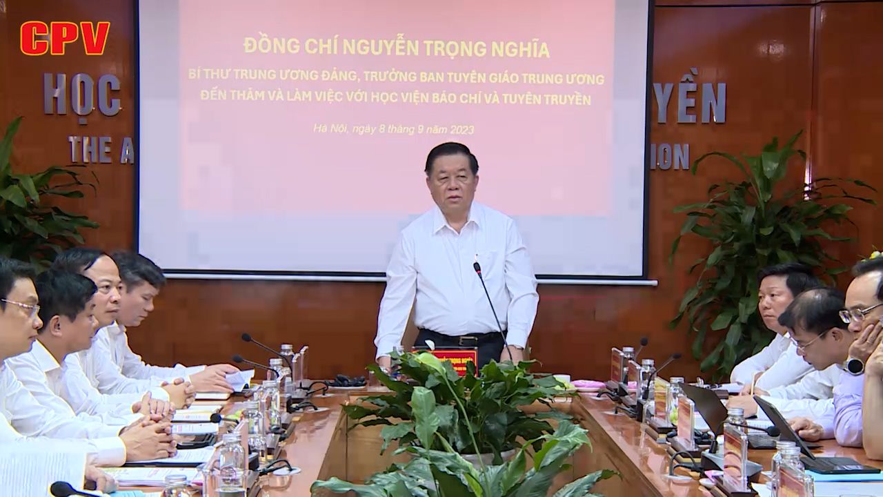 Xây dựng Học viện Báo chí và Tuyên truyền thành cơ sở giáo dục đại học trọng điểm quốc gia