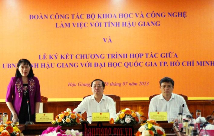 Hậu Giang: Tăng cường đầu tư tiềm lực cho khoa học và công nghệ, đổi mới sáng tạo