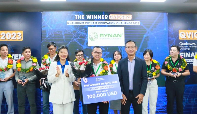 Công ty CP Công nghệ RYNAN đoạt giải Nhất cuộc thi QVIC 2023