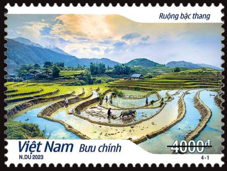 Phát hành Bộ tem "Ruộng bậc thang"