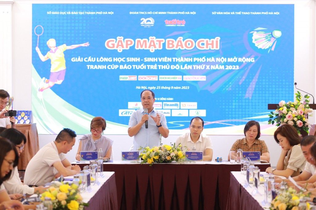 Sắp diễn ra Giải Cầu lông học sinh - sinh viên TP Hà Nội mở rộng tranh cúp Báo Tuổi trẻ Thủ đô