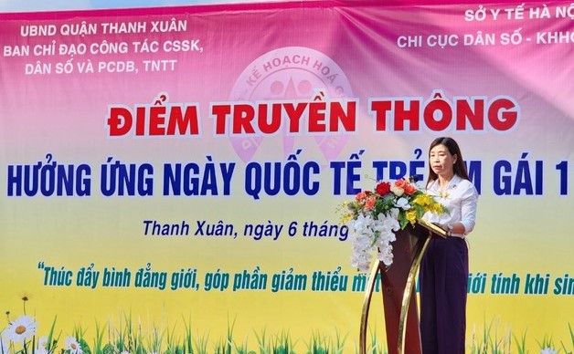 Mít tinh, diễu hành hưởng ứng ngày Quốc tế trẻ em gái