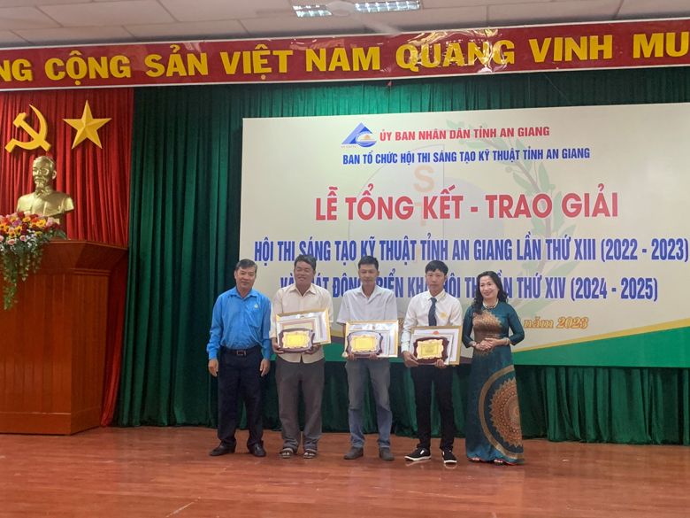 20 giải pháp xuất sắc Hội thi sáng tạo kỹ thuật tỉnh An Giang