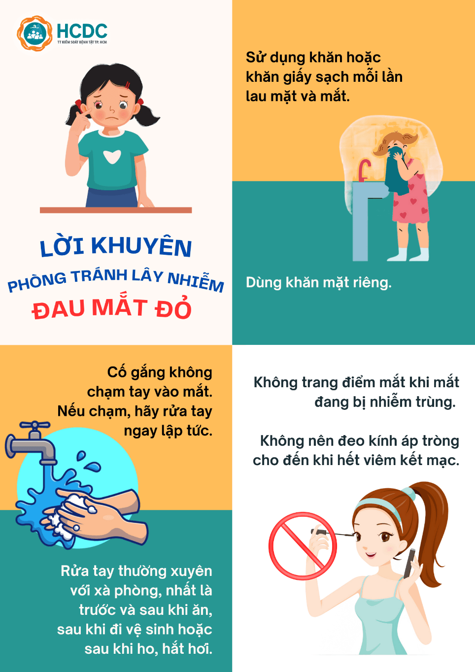 Xử lý kịp thời các ổ dịch đau mắt đỏ tại các cơ sở giáo dục