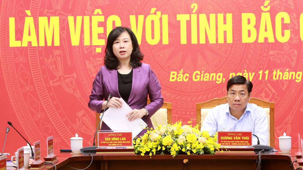 Bắc Giang: Tiếp tục triển khai các chương trình MTQG về y tế, dành nguồn lực tốt nhất cho người dân