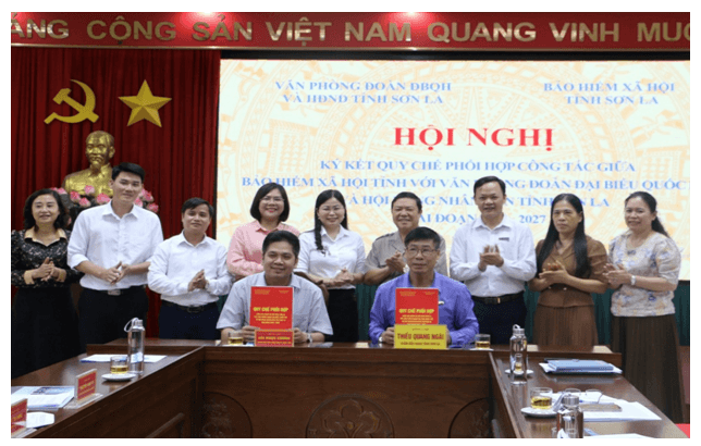 Ký kết quy chế phối hợp giữa Bảo hiểm xã hội tỉnh với Văn phòng Đoàn đại biểu Quốc hội và HĐND tỉnh