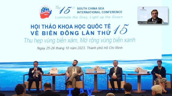 Hội thảo khoa học quốc tế về Biển Đông lần thứ 15:  “Thu hẹp vùng biển xám, Mở rộng vùng biển xanh” 