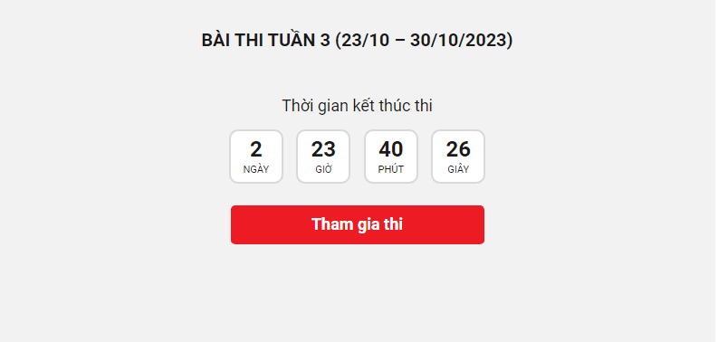 Hơn 460 nghìn lượt thi “Chung tay vì an toàn giao thông” tuần 3