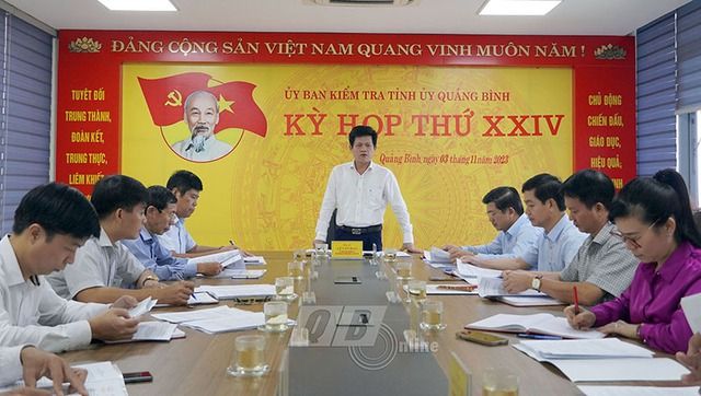Kỷ luật, xem xét trách nhiệm nhiều cán bộ, đảng viên ở Quảng Bình