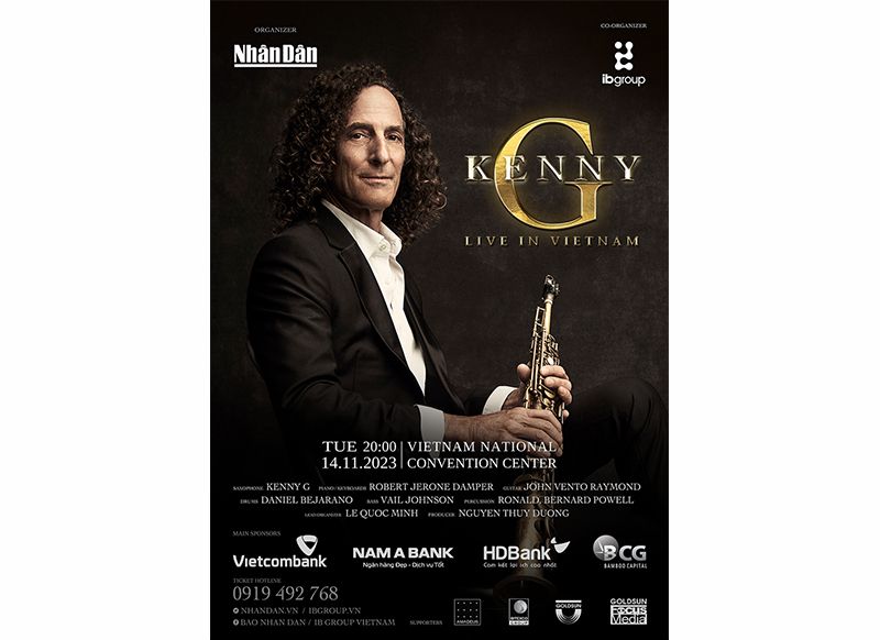 Vietcombank đồng hành cùng sự kiện âm nhạc "Kenny G Live in Vietnam" 