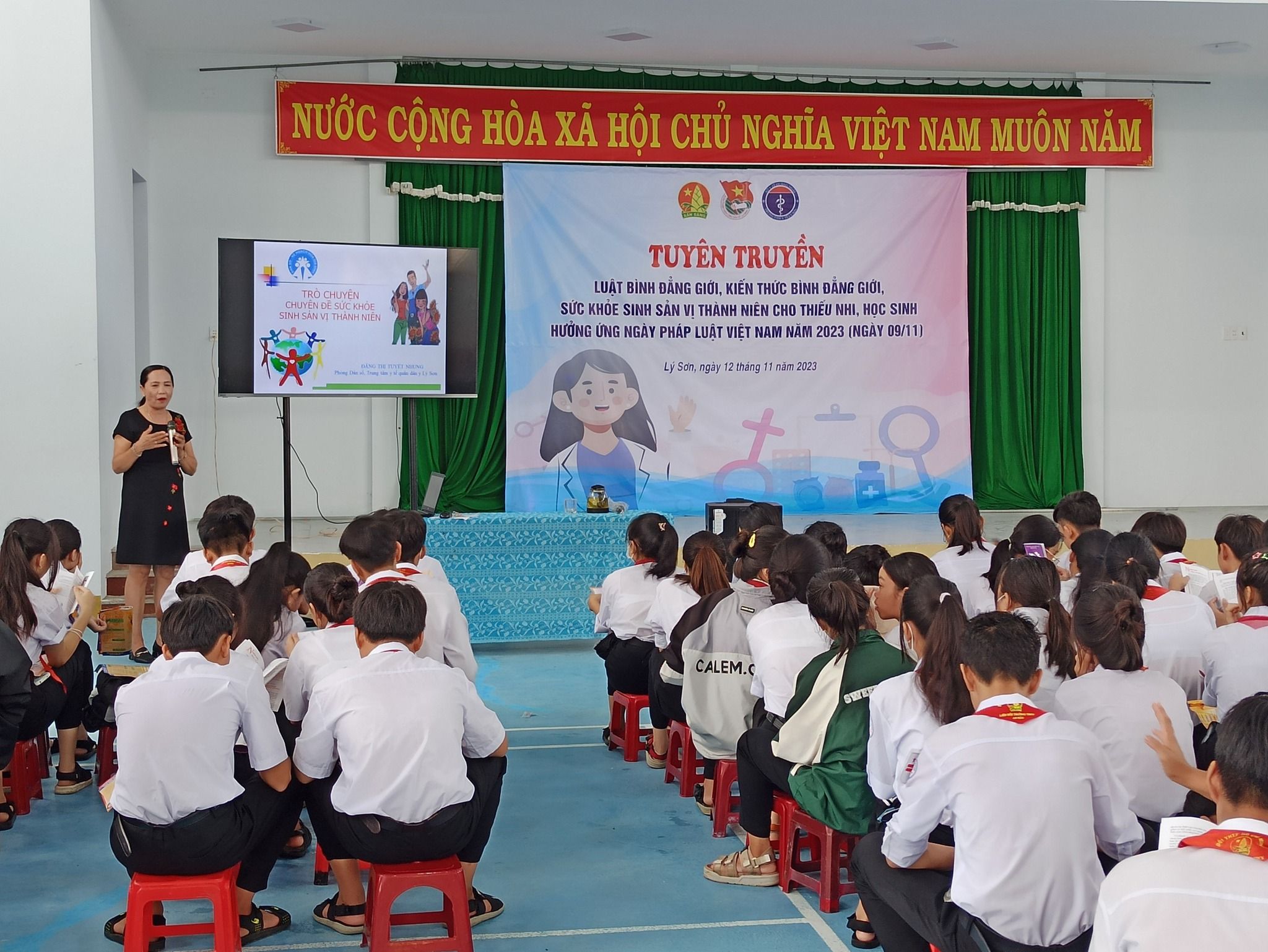 Lý Sơn: Nâng cao hiểu biết pháp luật về bình đẳng giới cho học sinh