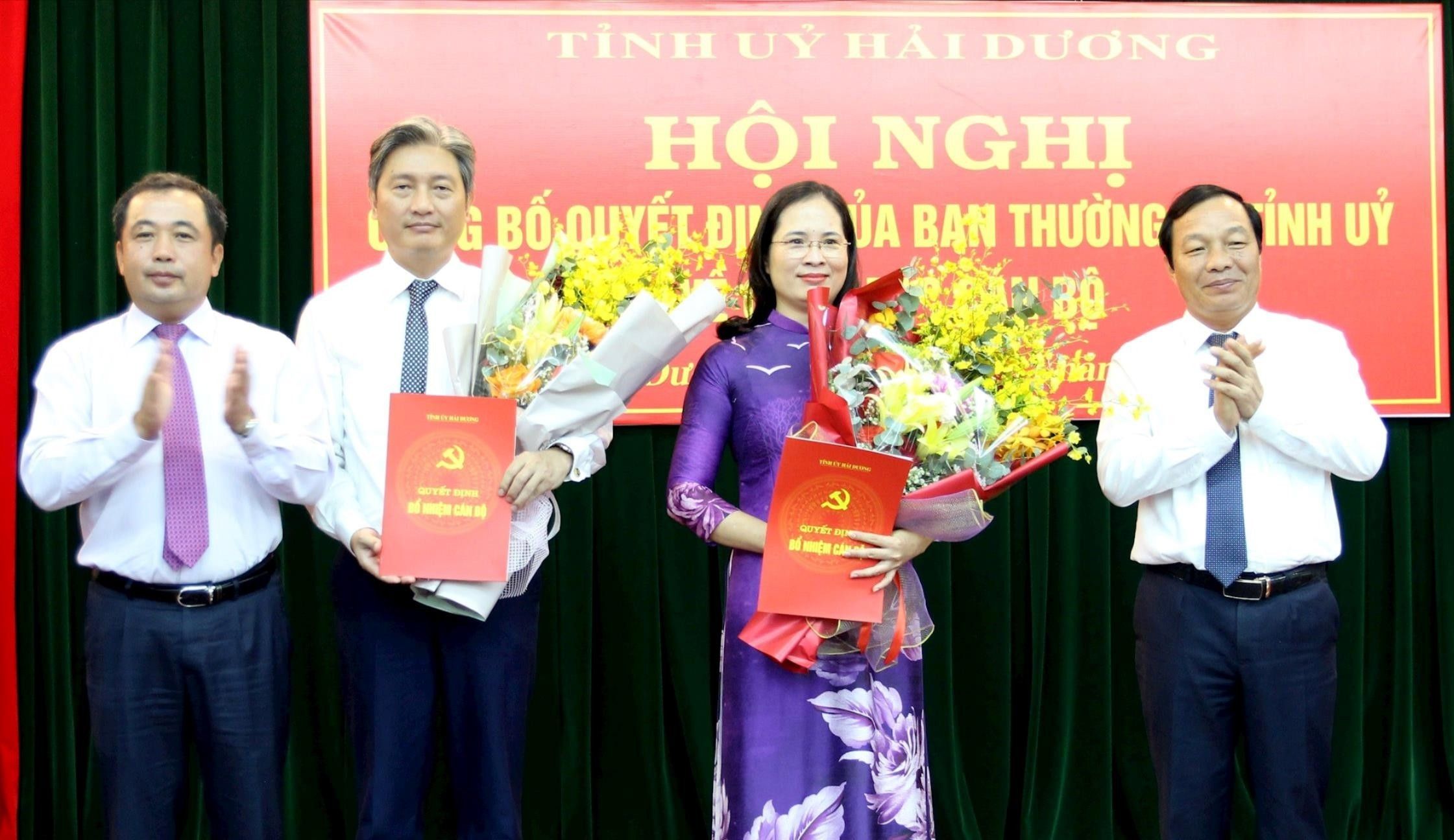 Hải Dương có 2 tân Phó Chánh Văn phòng Tỉnh ủy