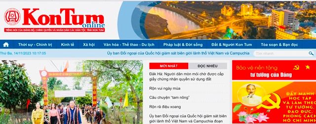 Triển khai Giải báo chí về xây dựng Đảng tỉnh Kon Tum lần thứ III