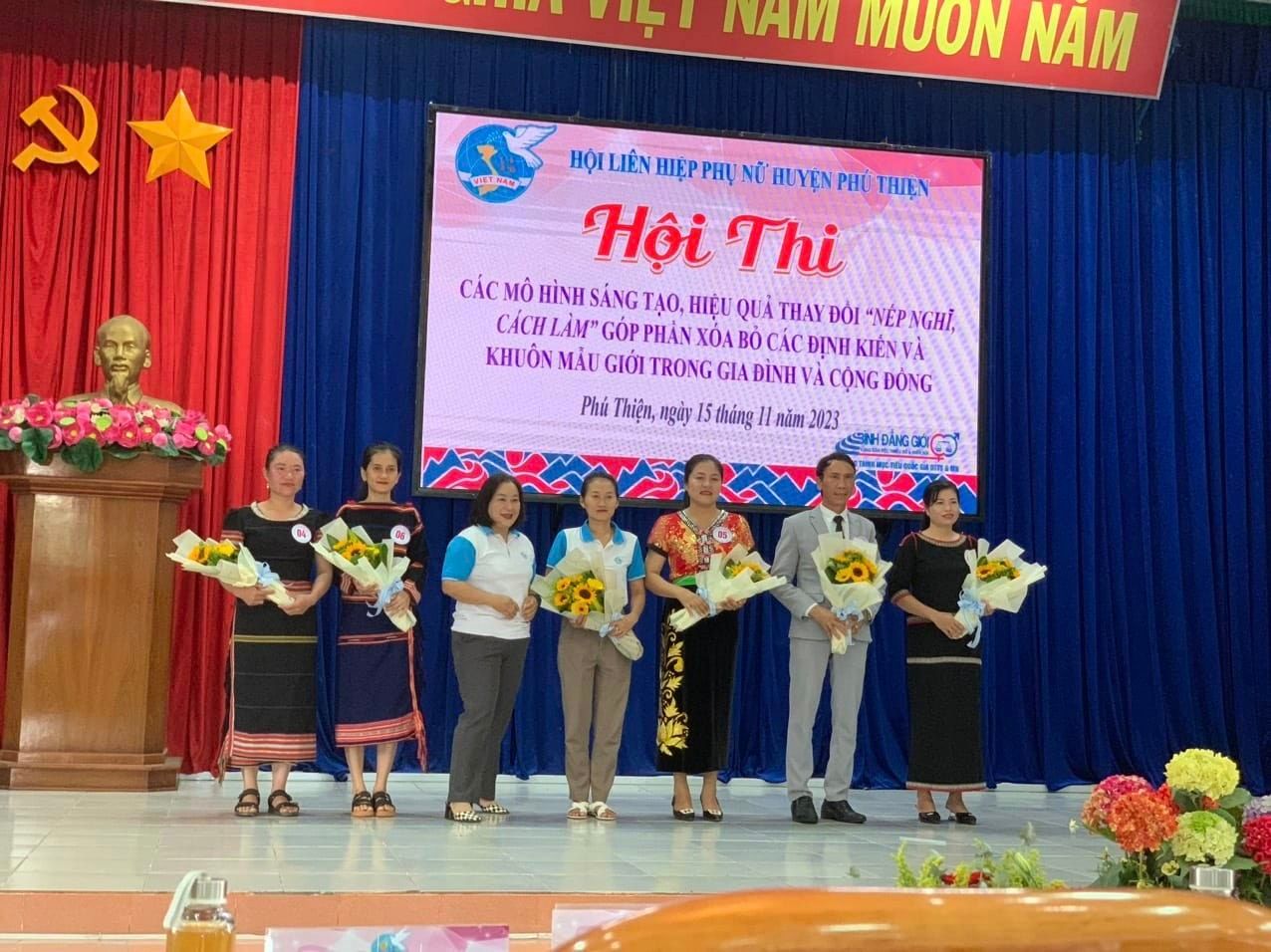 Hội thi mô hình sáng tạo, hiệu quả thay đổi nếp nghĩ, cách làm, xóa bỏ các định kiến giới