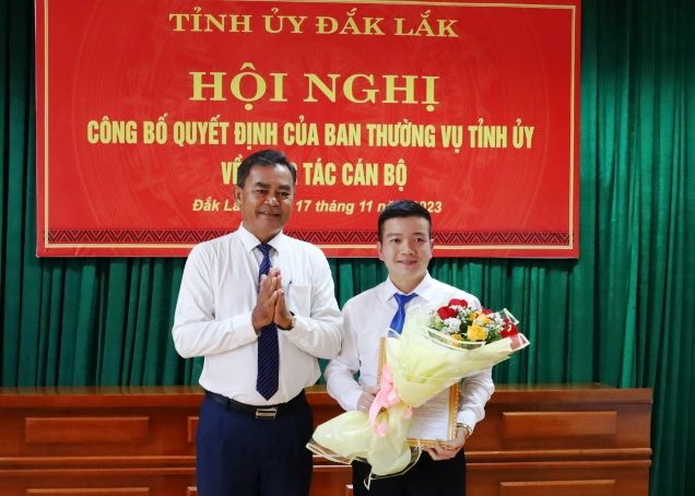 Đắk Lắk có tân Phó Trưởng Ban Dân vận Tỉnh ủy