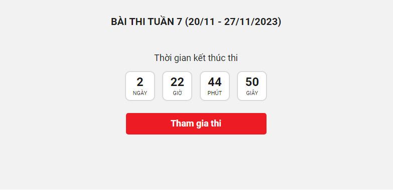 Gần 280 nghìn lượt thi “Chung tay vì an toàn giao thông” tuần 7