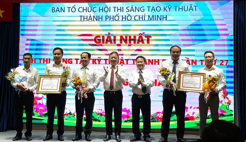 33 công trình nhận giải thưởng sáng tạo kỹ thuật TP. Hồ Chí Minh lần thứ 27