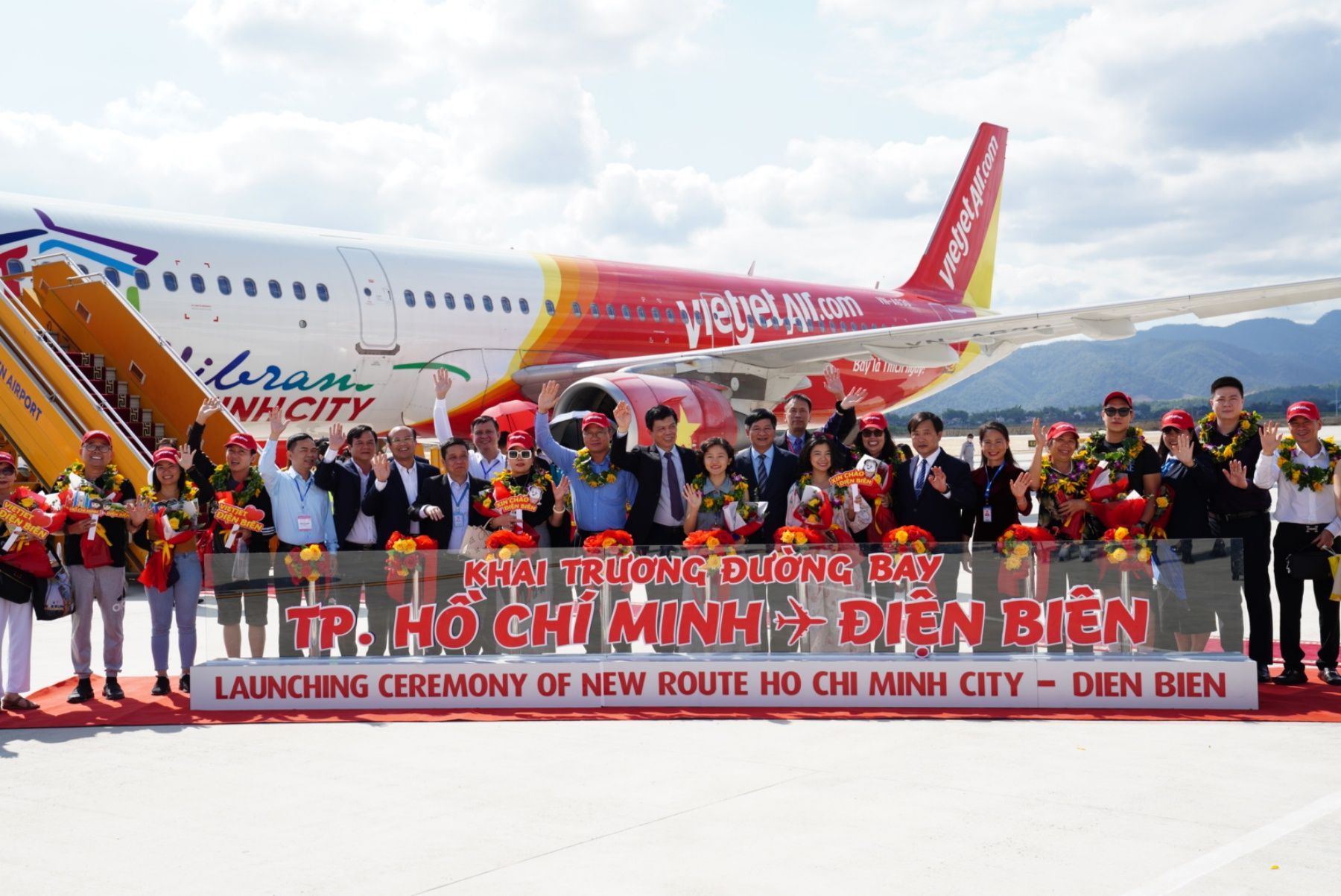 Vietjet khai trương đường bay TP. Hồ Chí Minh - Điện Biên 