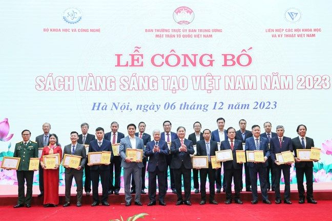 79 công trình khoa học được vinh danh trong Sách vàng Sáng tạo Việt Nam 