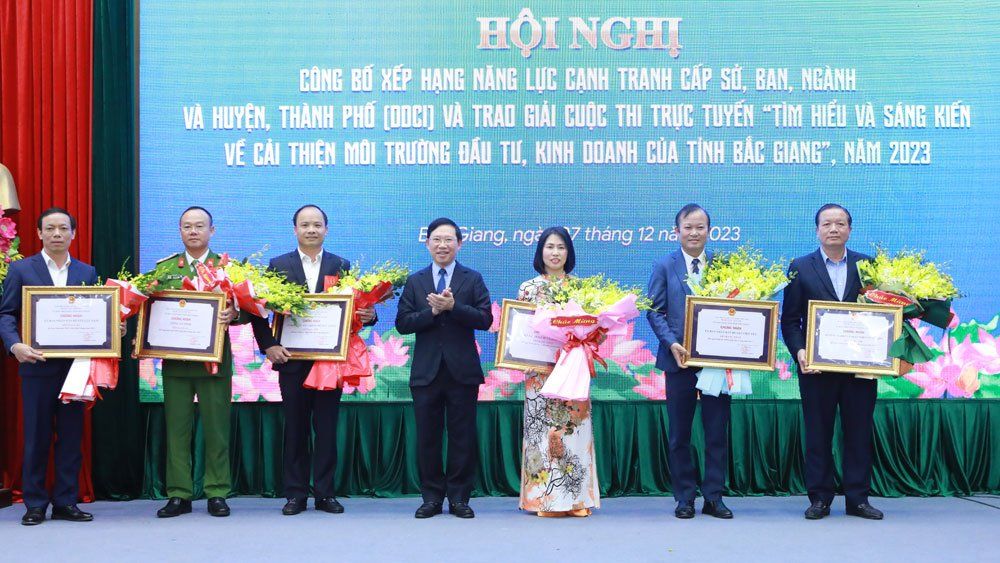 Bắc Giang:  Nhiều huyện bứt phá về DDCI năm 2023