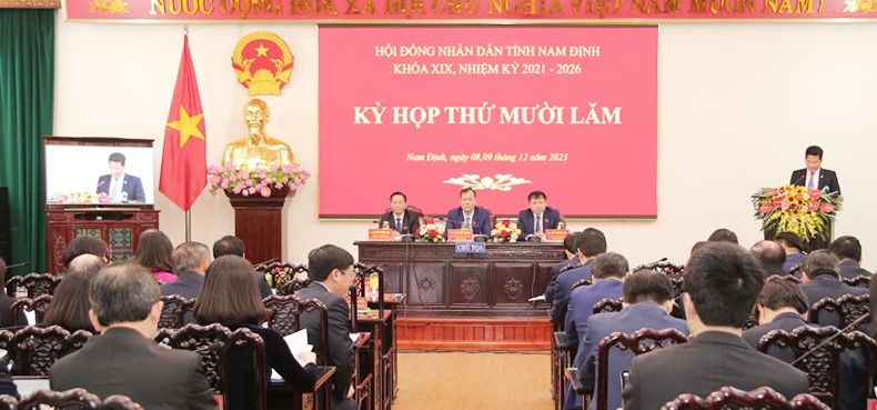Chủ tịch HĐND và UBND tỉnh Nam Định đều có 100% số phiếu tín nhiệm cao