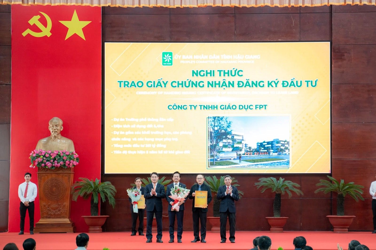 Hậu Giang chấp thuận cho FPT Education đầu tư xây tổ hợp giáo dục phổ thông