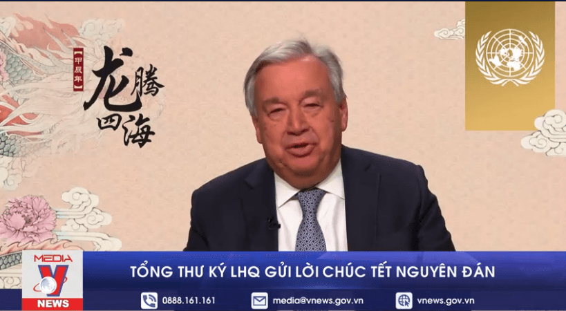 Tổng thư ký Liên hợp quốc gửi lời chúc Tết Nguyên đán