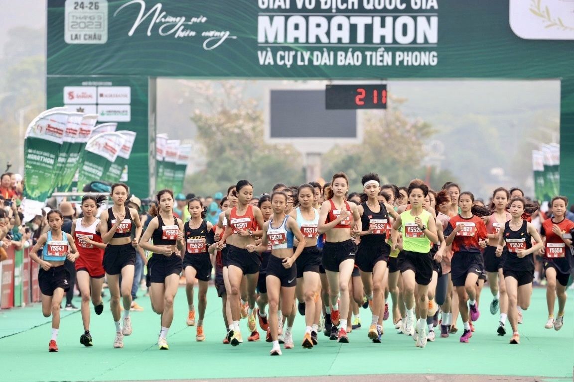 Gần 12.000 vận động viên dự Giải vô địch marathon quốc gia 2024