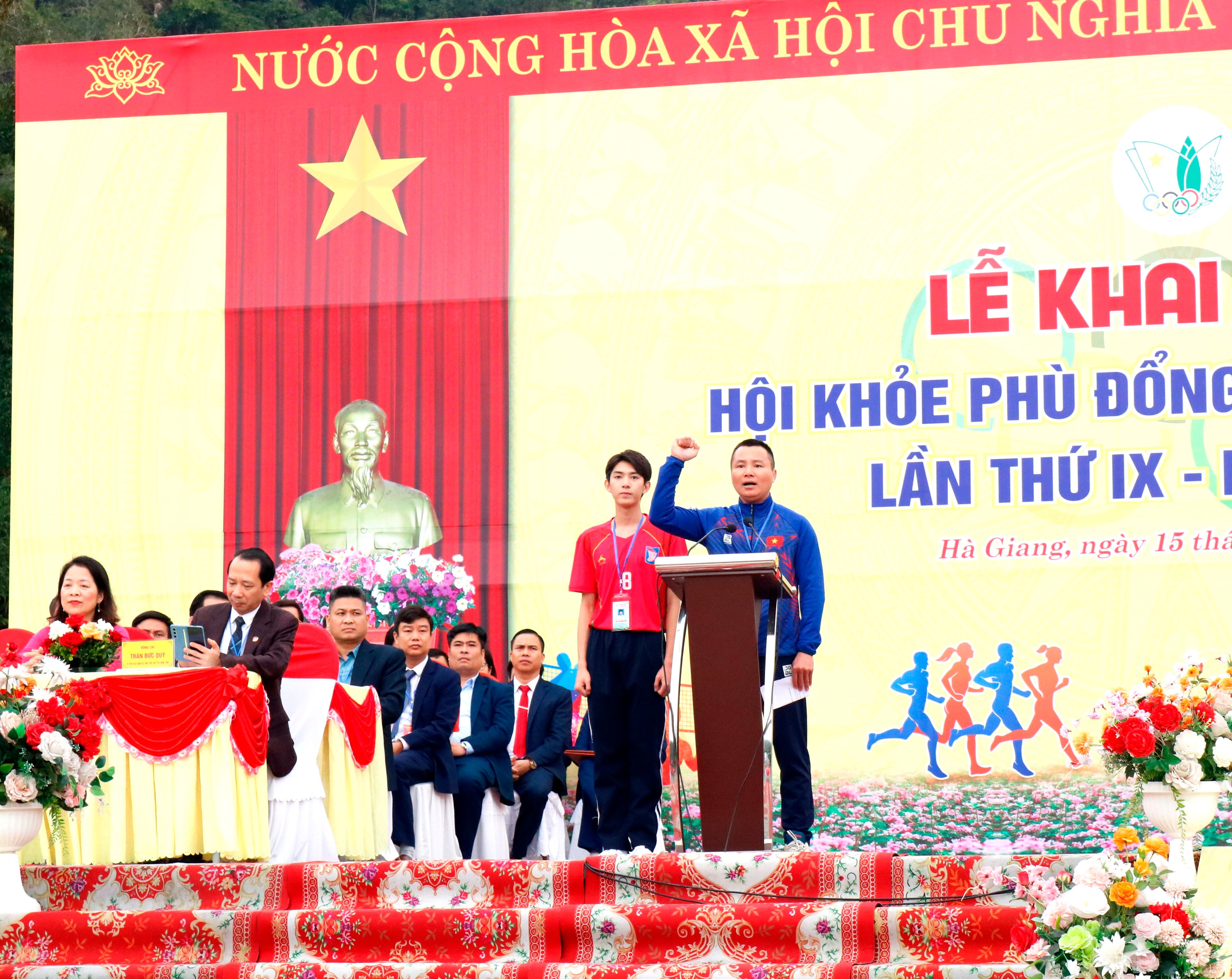 Hơn 1.500 vận động viên tham gia Hội khỏe Phù Đổng tỉnh Hà Giang lần thứ IX