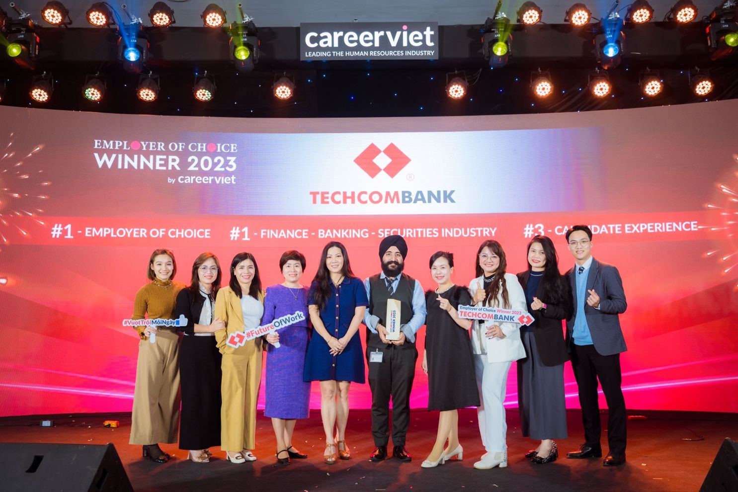 Techcombank: 3 năm liên tiếp dẫn đầu "Top 1 nhà tuyển dụng được yêu thích nhất"