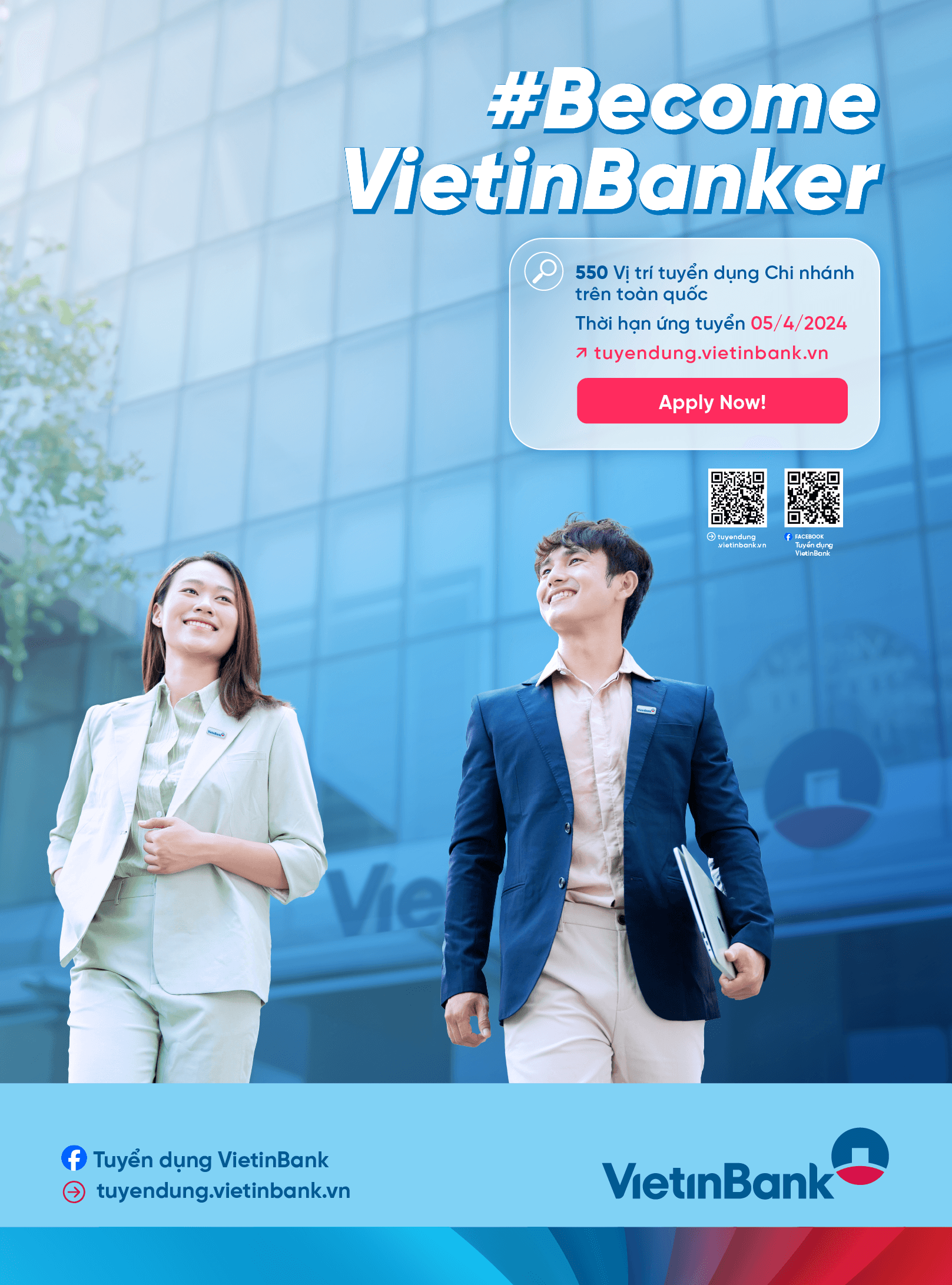 VietinBank tuyển dụng tập trung đợt 1 năm 2024