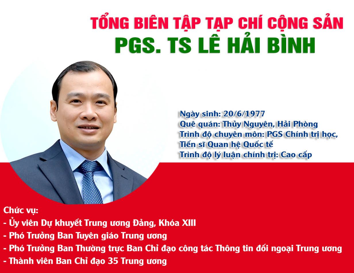 Infographic: Chân dung tân Tổng Biên tập Tạp chí Cộng sản Lê Hải Bình