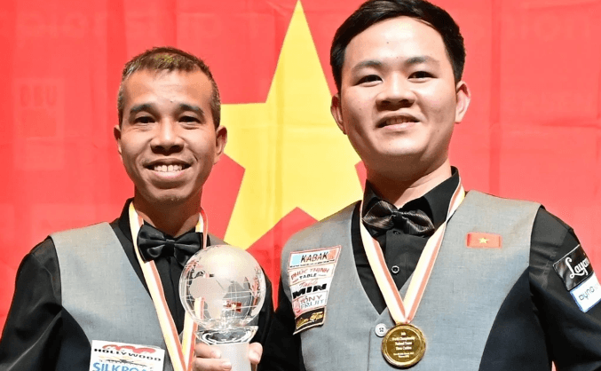 Việt Nam lần đầu vô địch carom 3 băng đồng đội thế giới