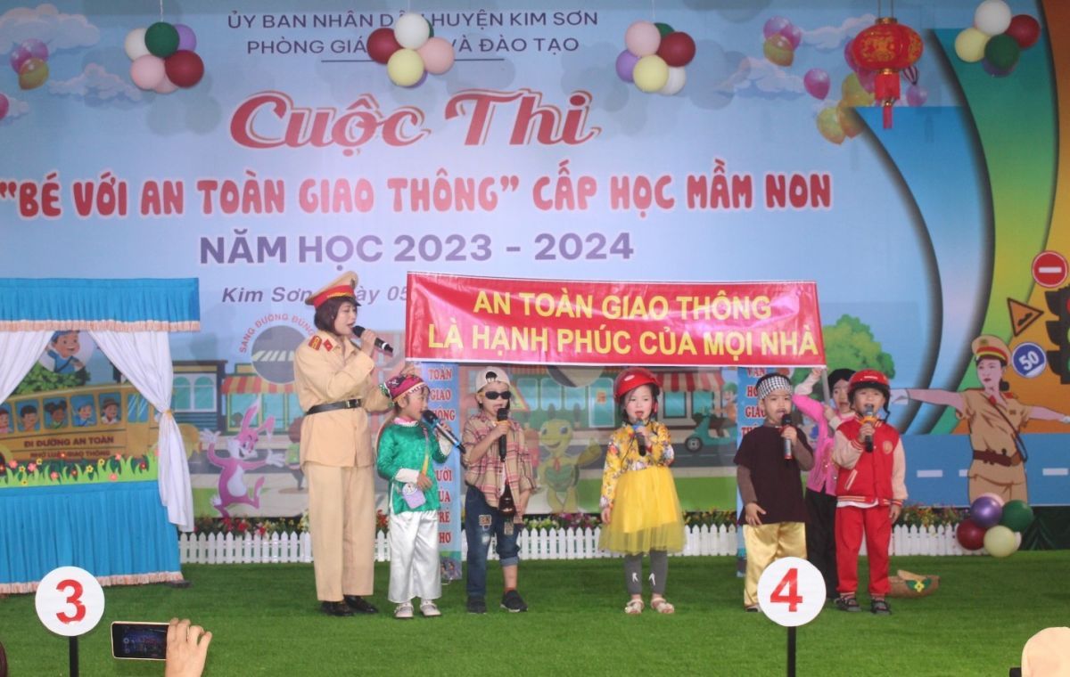 Nhiều địa phương tổ chức Hội thi “An toàn giao thông cấp học mầm non"