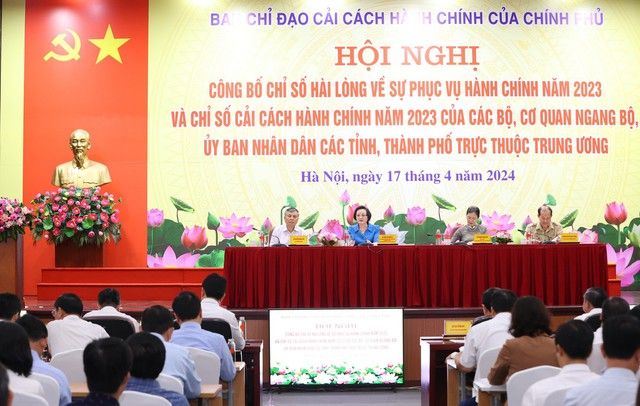 Bộ Tư pháp đứng đầu các bộ, ngành về chỉ số cải cách hành chính năm 2023