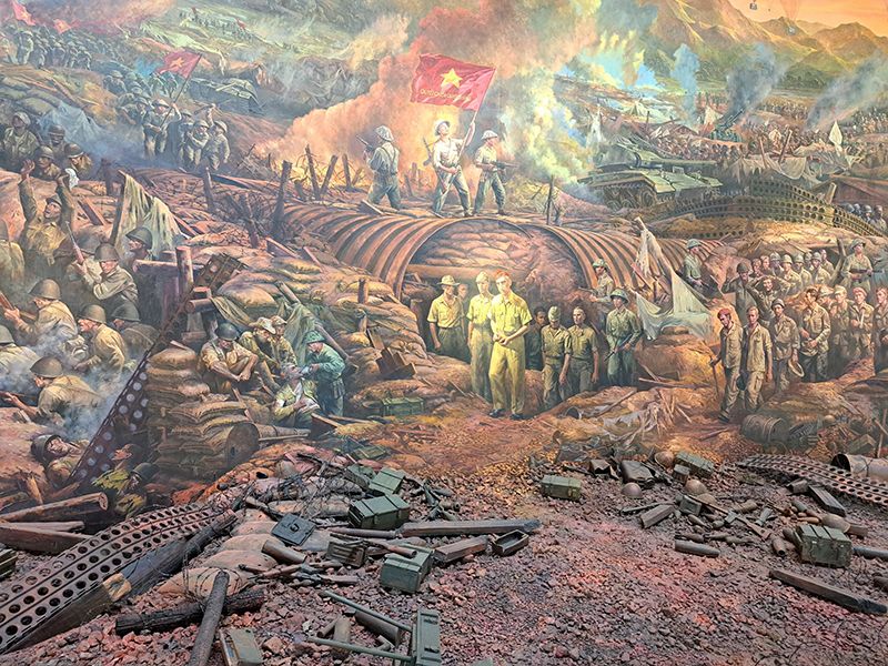 Cả "Chiến dịch Điện Biên Phủ" thu vào bức tranh panorama 