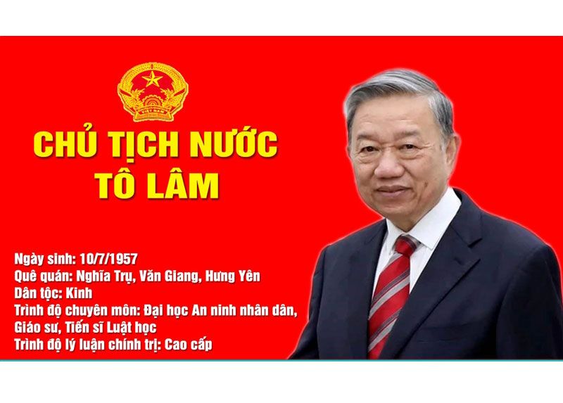[Infographic] Chủ tịch nước Tô Lâm