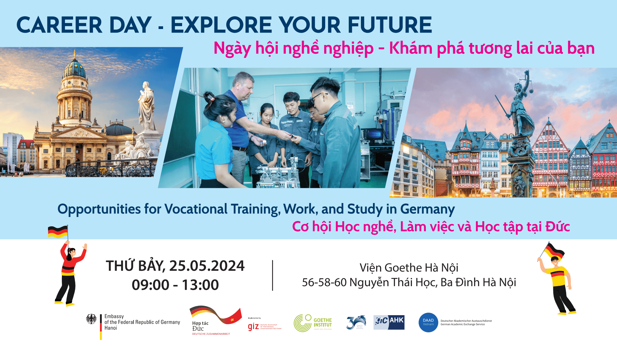 Giới thiệu các cơ hội học nghề, làm việc và học tập tại Đức