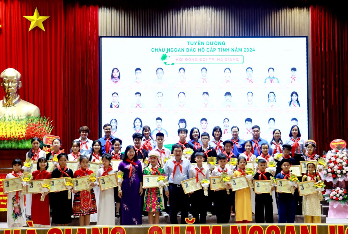 240 đội viên tiêu biểu dự Đại hội Cháu ngoan Bác Hồ tỉnh Hà Giang lần thứ IX