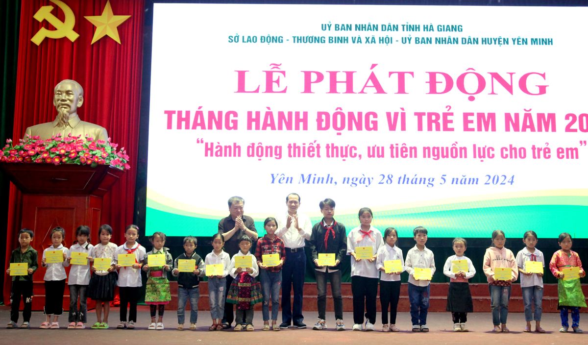 Hà Giang: Phát động Tháng hành động vì trẻ em năm 2024