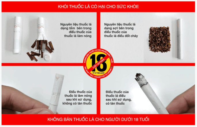 Cần thống nhất khung pháp lý đối với thuốc lá làm nóng, thuốc lá điếu