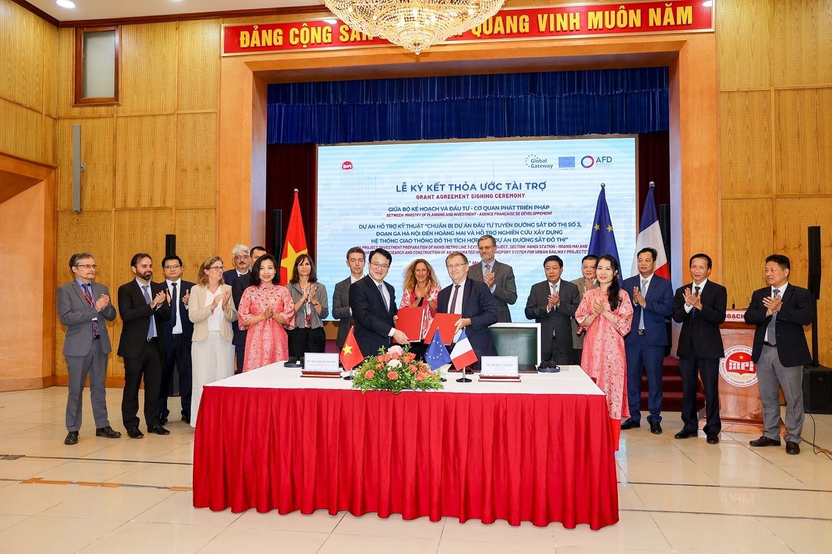 EU hỗ trợ kỹ thuật dự án đường sắt đô thị số 3 đoạn ga Hà Nội - Hoàng Mai