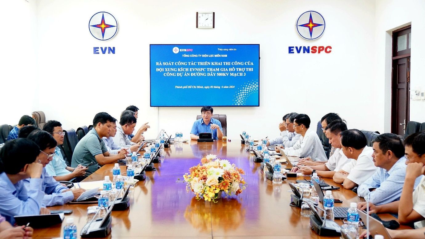Đảm bảo tiến độ thi công Dự án ĐZ 500 kV mạch 3 Quảng Trạch – Phố Nối