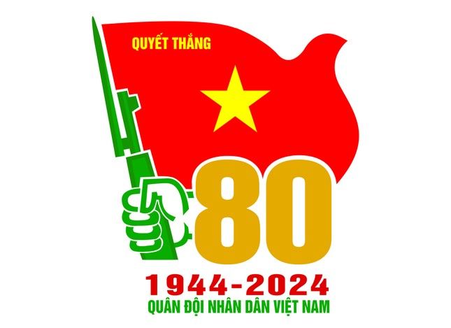 Công bố mẫu Biểu trưng kỷ niệm 80 năm Ngày thành lập Quân đội nhân dân Việt Nam