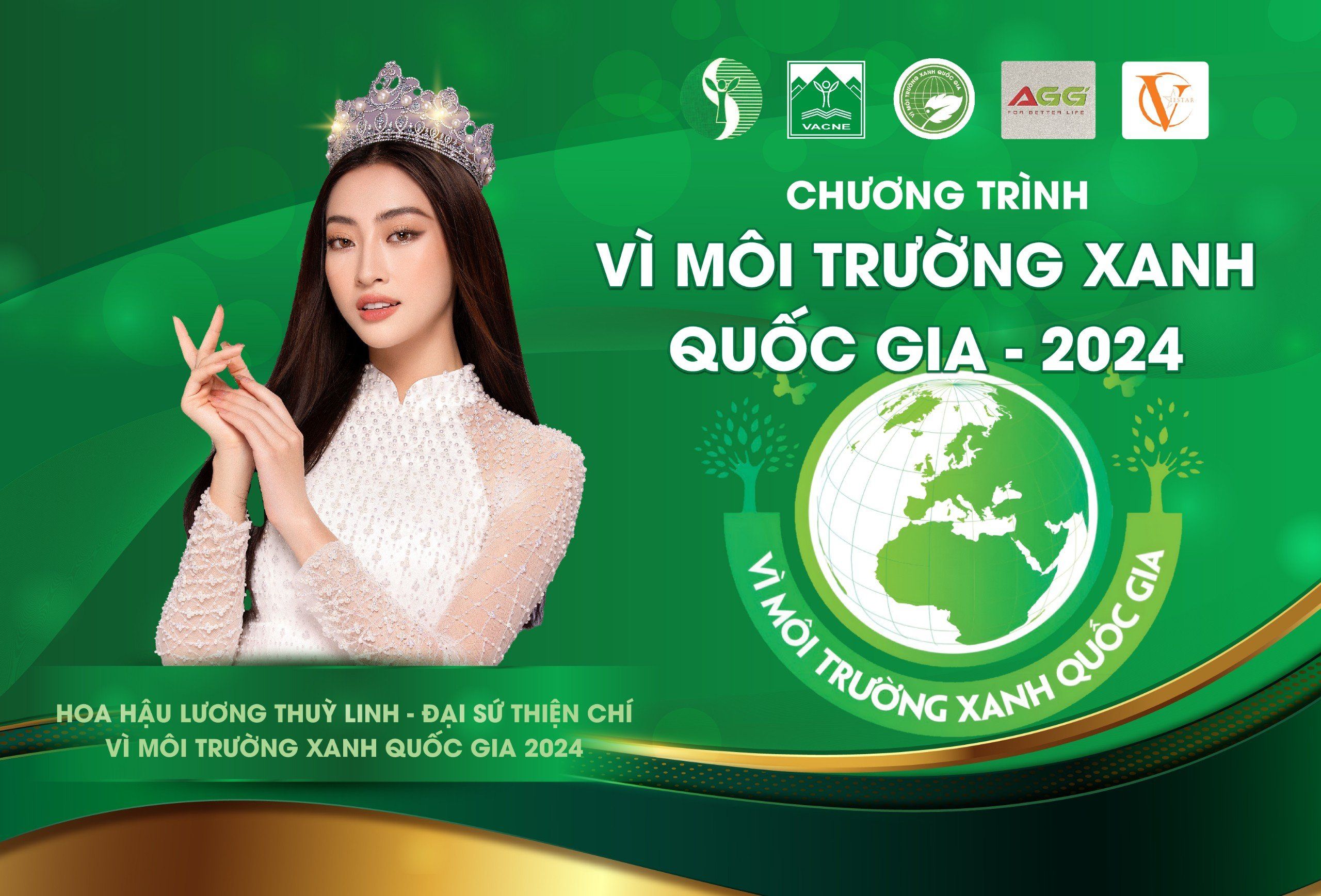 Hoa hậu Lương Thùy Linh làm Đại sứ Chương trình “Vì Môi trường xanh Quốc gia 2024”