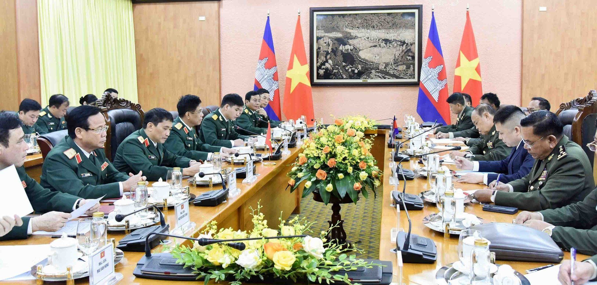 Thúc đẩy hợp tác quân sự, quốc phòng Việt Nam - Campuchia